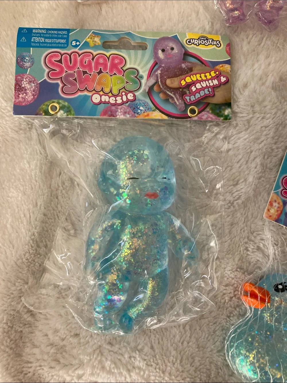 Sugar Swaps Squishies Blue, Purple, Pink 9 pieces total